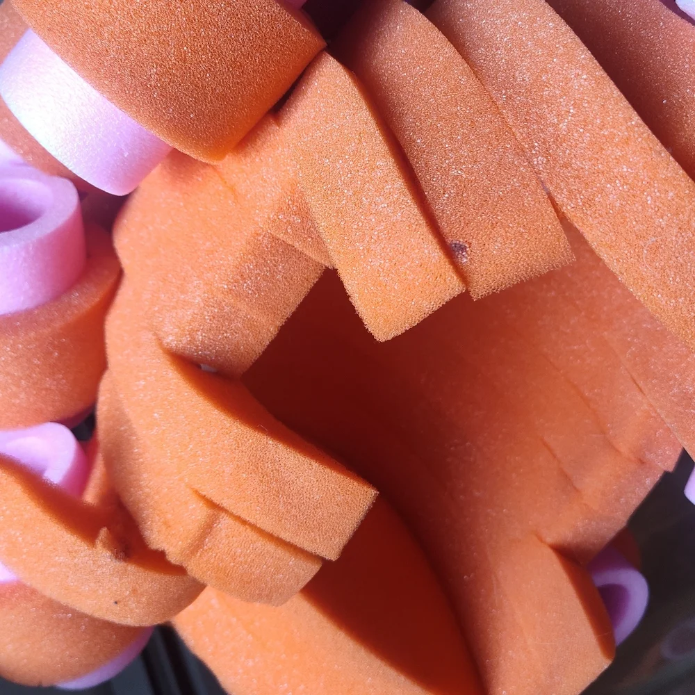 The Chris March x Target Foam Wig Rollers in pink, orange - Picture 7 of 10